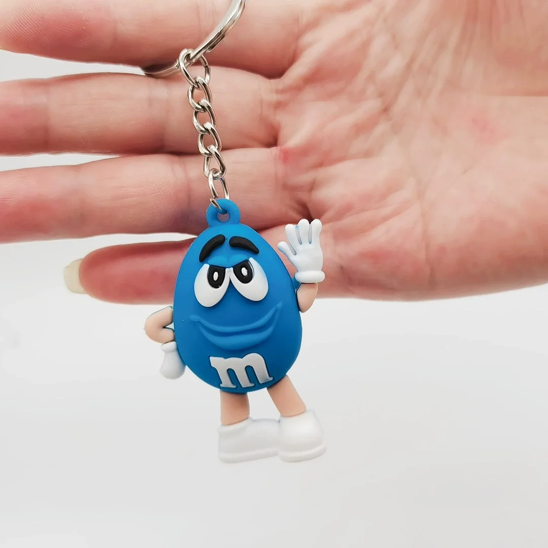 Брелок с изображением шоколадной фасоли, смоляная кукла, пара, брелок для ключей, мужская и женская ювелирная сумка, подвеска, детский милый брелок