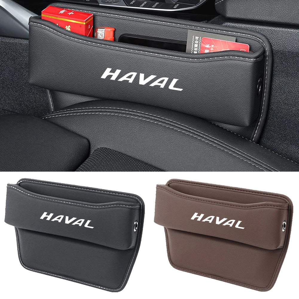 

Multifunction Car Seat Gap Storage Box Leather Storage Box Accessories for HAVAL f7 h6 f7x h2 h3 h5 h7 haval h8 h9 m4