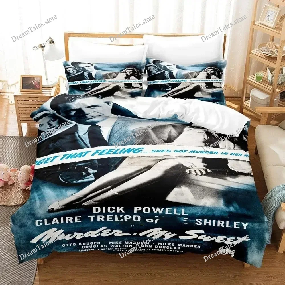 

Movie Murder My Sweet Bedding Set Boys Girls Twin Queen Size Duvet Cover Pillowcase Bed Kids Adult Fashion Home Textileextile741