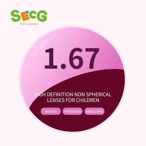 Lentes graduadas para miopía, hipermetropía, astigmatismo, protección contra radiación asférica ultrafina, transparente de alto índice, 1,67 personalizado