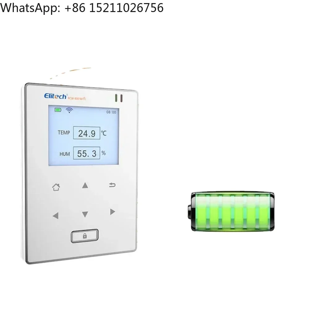 2024 Elitech RCW-800 Wireless Real Time Humidity Temperature Data Logger Wifi with External Probe