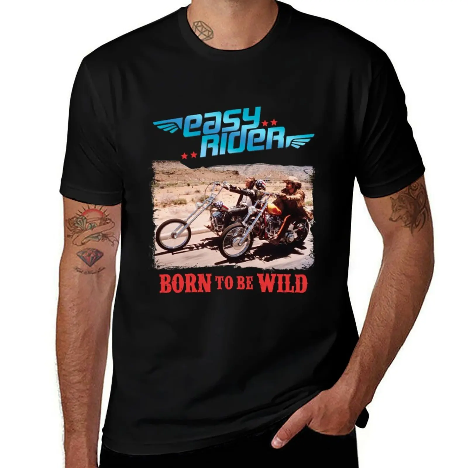

Easy Rider Born to be Wild T-Shirt man graphic t shirt t shirt custom print T-Shirt
