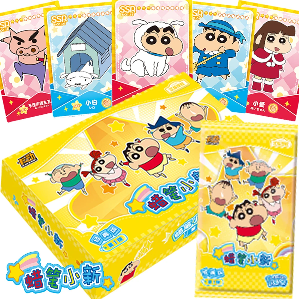 

Genuine Crayon Shin-chan Collection Cards Anime Kawaii Nohara Shinnosuke Special Theme Fashion Cards Children's Christmas Gifts