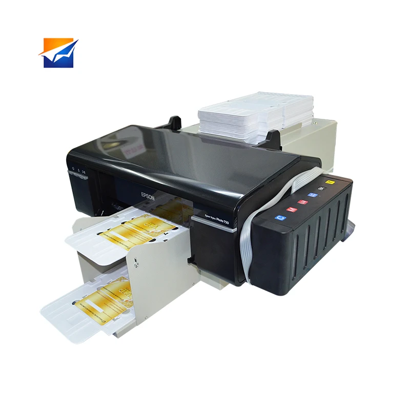 High Resolution 1440 dpi Continuous Print ID PVC Card Inkjet Printer