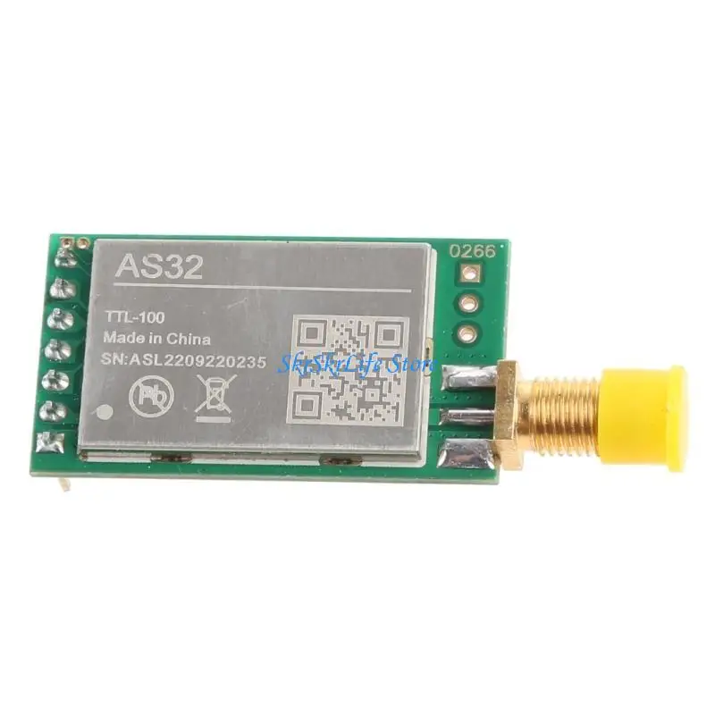 

E65E SX1278 30dBm 1W Serial Port Transceiver AS32 SMA Long 433 MHz Transmitter