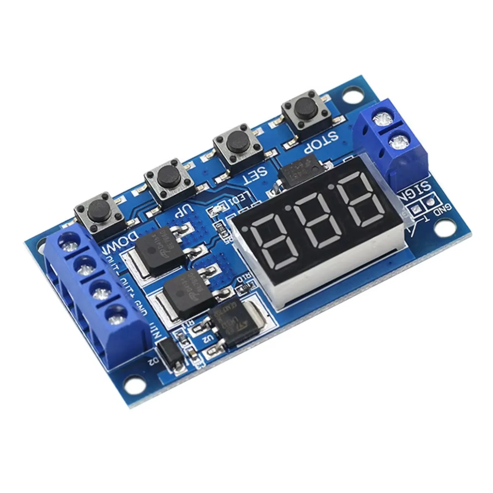 5pcs HCW-M135 Dual MOS LED Digital Time Delay Relay Trigger Cycle Timer Delay Switch Circuit Board Timing Control Module