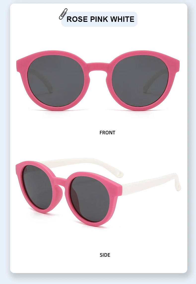 Baby-Sonnenbrille für 0–5 Jahre, Outdoor-Augenschutz und Sonnenschutz, polarisierte Silikon-Sonnenbrille für Kinder 23067 – Detail 11