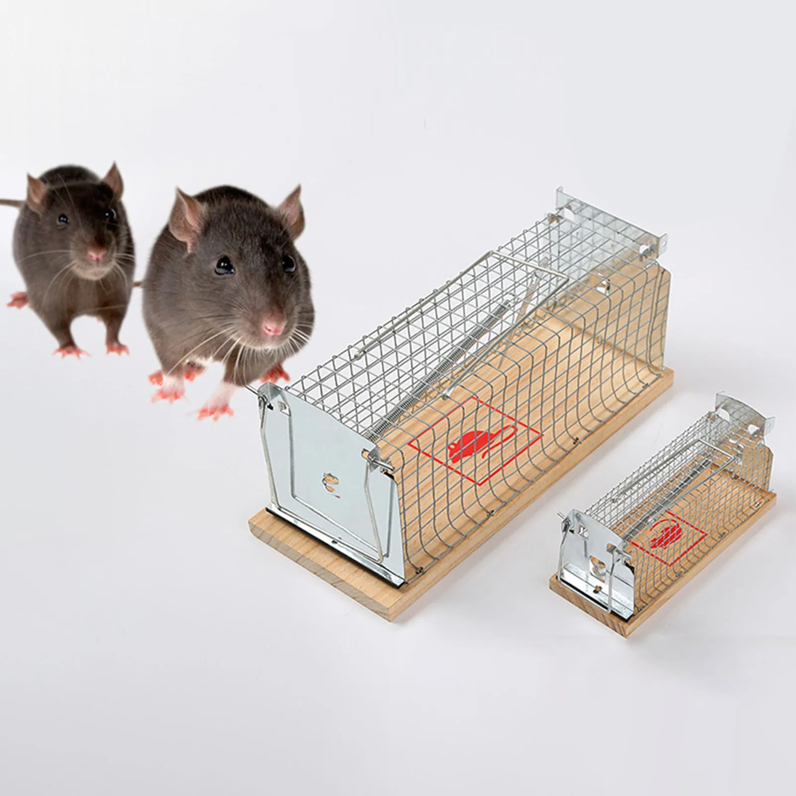 

Mousetrap Rats Rodent Cage Trap Prevent Home from Mice Damage Cage for Home Garden Garage Use Indoor Outdoor Rats Trap Rats Cage