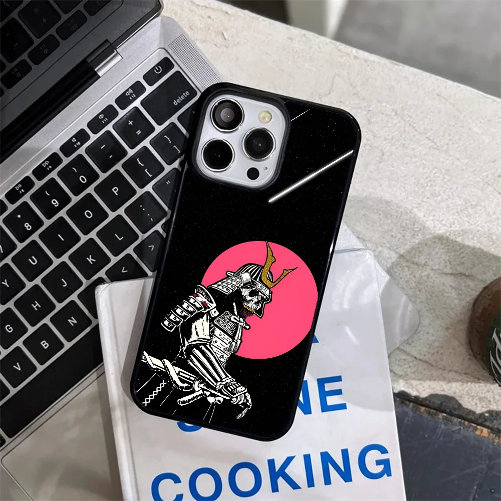 Anime Ghost Mask Phone Case Strong Magnetic For IPhone 15 14 13 Pro Max 11 12 Mini Alex Mirror For Magsafe