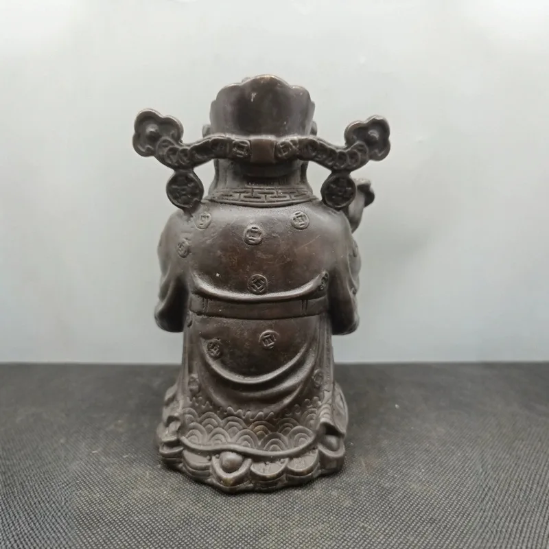 Antique Bronze Fat God of Wealth Craft