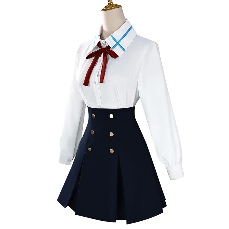 Yuuki Asuna SAO Sword Art Online Cosplay Costume Wig Women Girls School Uniforms Halloween Party Role Playing Outfit og;5