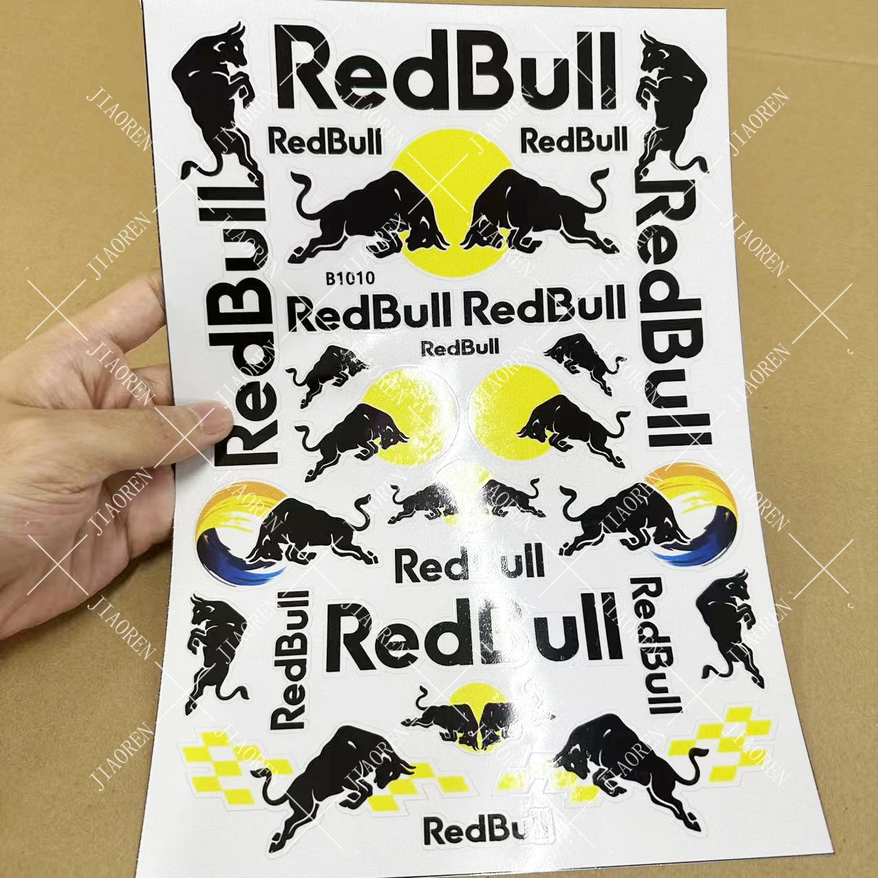 ملصقات شعار ملصقات ريد بول عاكسة لسيارة Ktm Honda سوزوكي كاواساكي ياماها
