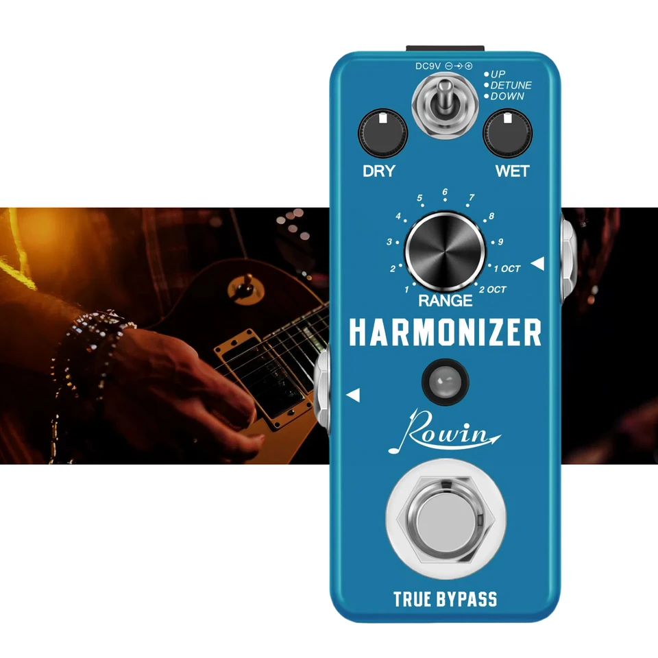 Rowin Guitar Harmonizer Pedal Digital Effect Pedal Harmonic
