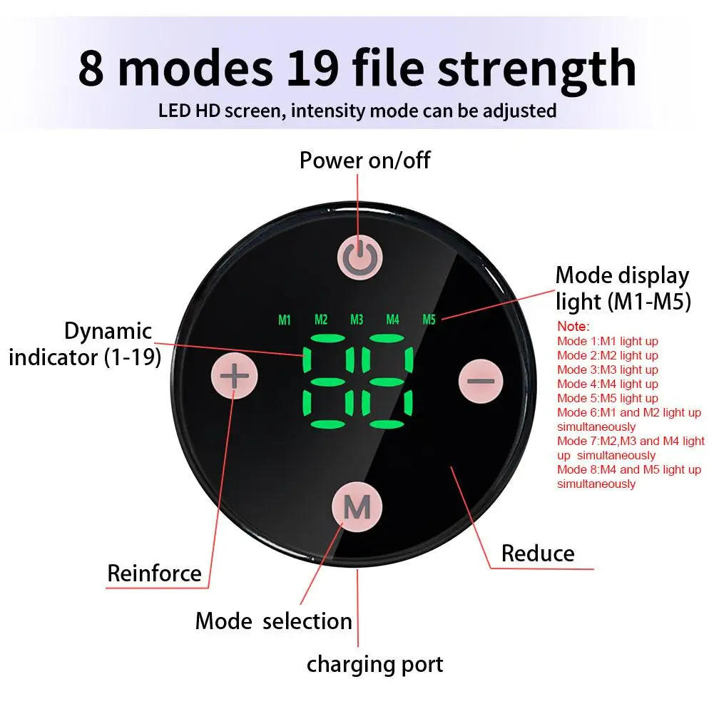 EMS Face Contorno Máscara, Massagem Na Cabeça, Linha V Lifting, Shaping, Facial, Slimming Strap, Elétrico, Carregamento USB, Reduzir o Chin Duplo