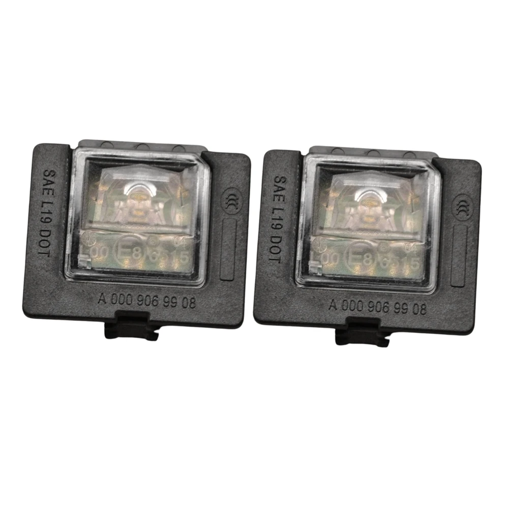 

2Pcs A0009069908 Car LED License Plate Light For EQA EQB EQS X243 2022-2024 Rear Lid License Plate Light