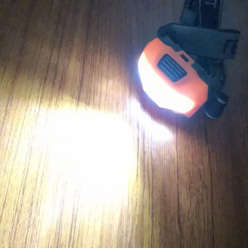 Mini linterna frontal LED de alta potencia, faro pequeño con batería AAA, linterna para camping