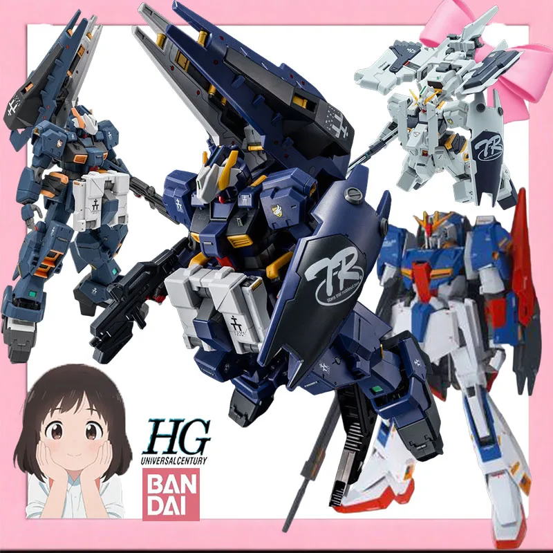 

Bandai Original HGUC Efreet Night Combat Type, EWAC Jegan, MS-07H-8 Gouf Flight Type Anime Assembly Toys Gifts