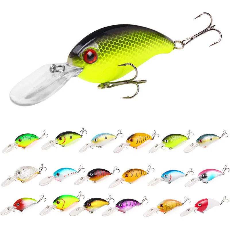 1szt Crankbait Przynęty wędkarskie Trolling Minnow Sztuczna twarda przynęta 10cm 14g Duże woblery Przynęta szybkiego nurkowania Karp Crankbait Pesca