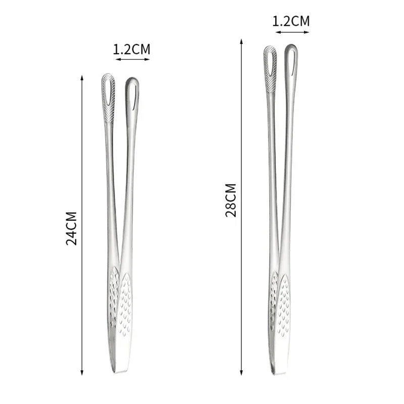 Pinces de cuisine en acier inoxydable, pour barbecue, grill, à viande, ustensiles de cuisine, accessoires