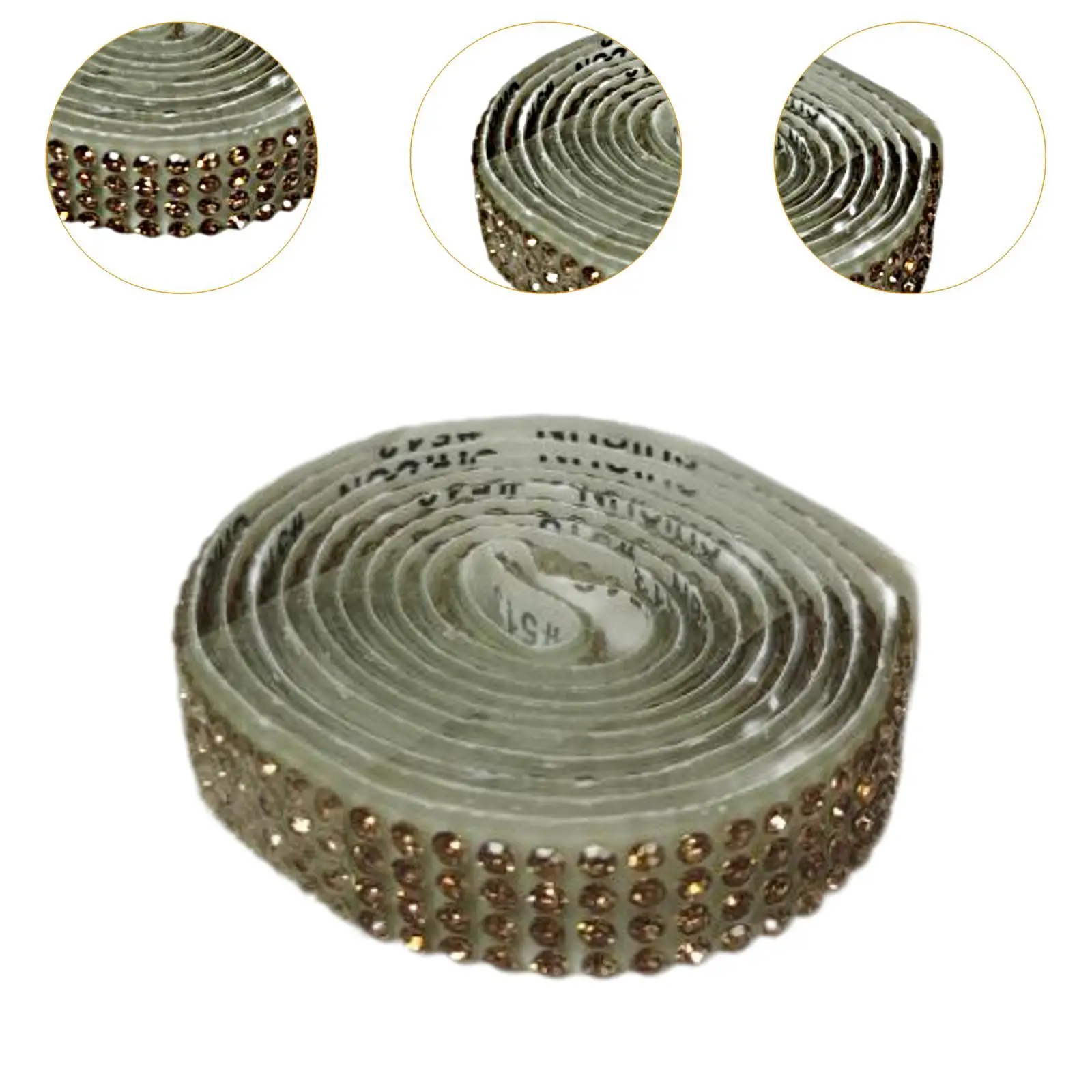 Sparkling Rhinestone Ribbon Self Adhesive for Weddings Cars DIY Art Crafts