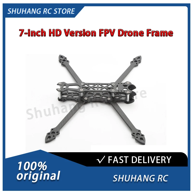 Shuhang RC 7-inch HD Version FPV Drone Frame Carbon Fiber Frame for Racing & Freestyle Flying