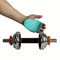 1 Pair Non-slip Fitness Palm Protect Pads Soft Comfortable Weightlifting Hand Protect Pads Thicken Durable Gym Power Gloves
