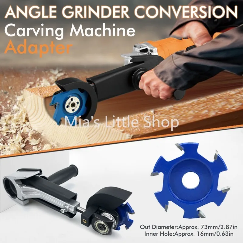 Angle Grinding Conversion Engraving Machine M10 M14 Hole and Groove Slotting Sculpture Angle Grinding Converter