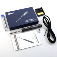 QUECOO Electric Soldering Iron Kit T85 With TS101 Iron Tip 65W Repair Tool Soldering station Pencil Smart Portable Iron