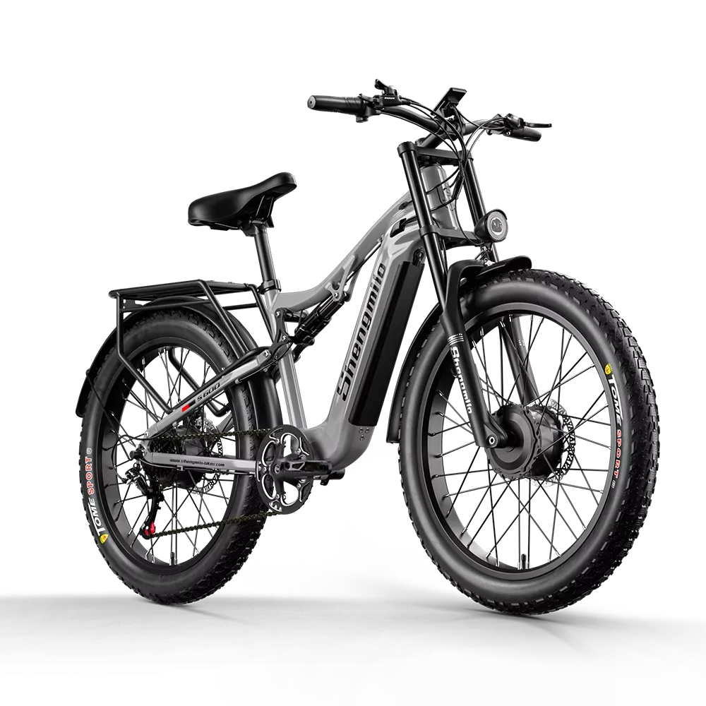 Shengmilo S600 Erwachsenen-Elektrofahrrad Herren E-Mountainbike 48V840WH Akku 26' Fatbike Elektrofahrrad