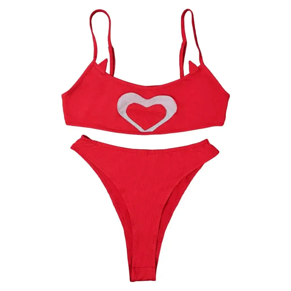 ملابس سباحة تنكرية بقنبلة الكرز للنساء ، ملابس بيكيني ، أنيمي كرتون ، لعب أدوار الفندق ، ملابس سباحة لحفلات الشاطئ ، بدلات هالوين ، صيف ، مثير