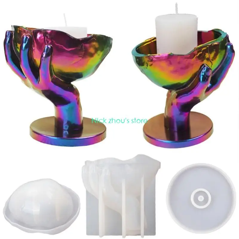 E15E نموذج اليد torage Box قالب ilicon DIY بها بنفسك الحرفية صنع الديكور الداخلي #5