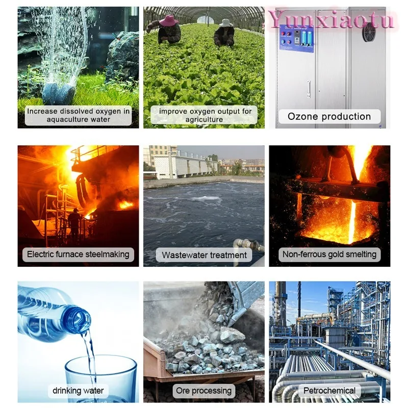 10L Oxygen Generator Agriculture High Concentration PSA Oxygen Generator Aquaculture Equipment Oxygen Production Oxygenator
