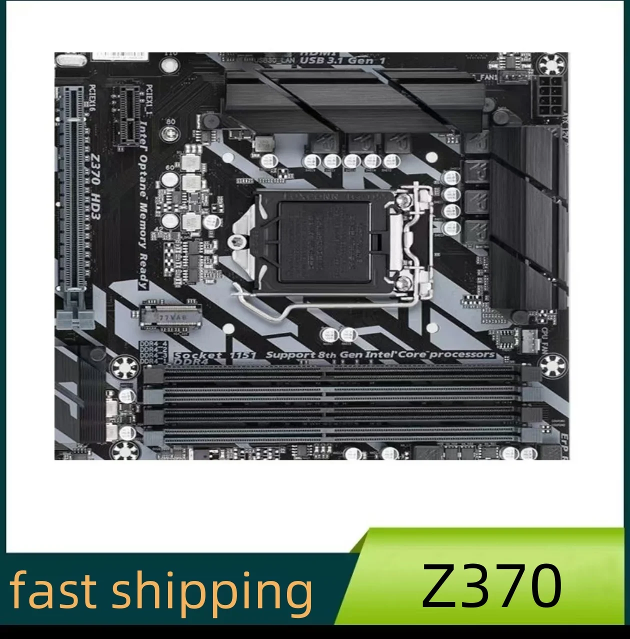 

Used LGA 1151 For Intel Z370 Z370 HD3 Computer USB3.0 SATA3 Motherboard DDR4 64G Desktop Mainboard