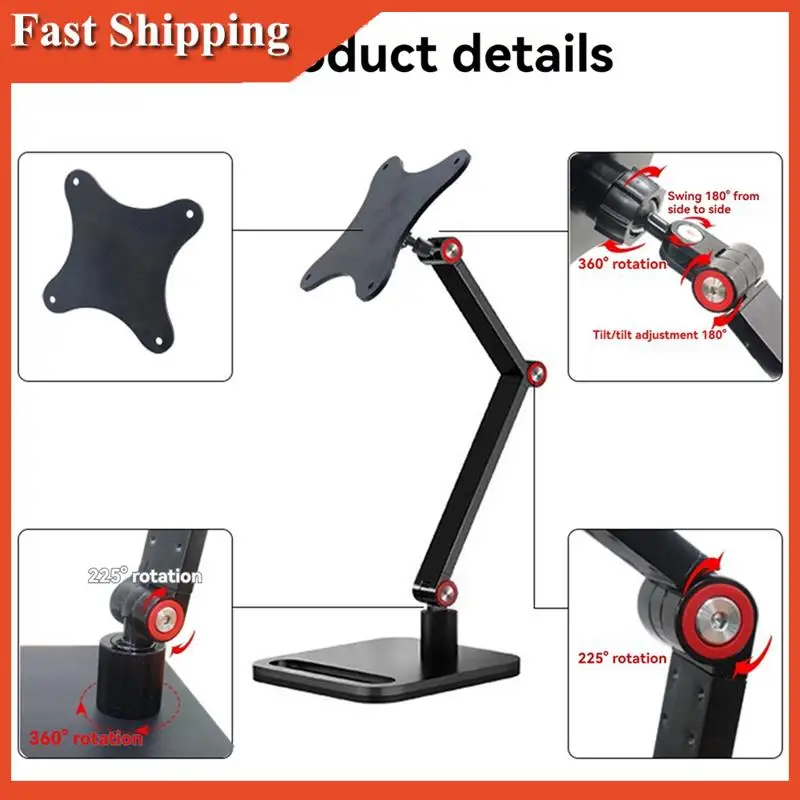 

AB97-Monitor Stand Quick-Release Mount Aluminum Alloy Desktop Stand For 17-25 Inch Monitor Holder Support Bracket