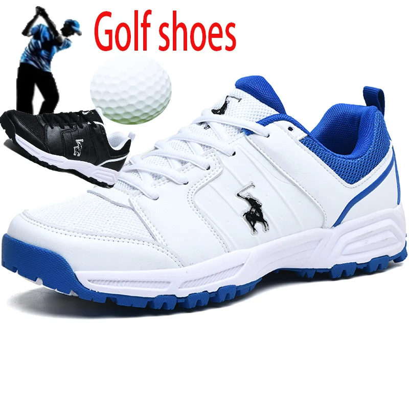 

New men's golf shoes, Spinning buckle lightweight golf training shoes, Outdoor sports and leisure shoes, Breathable and non slip