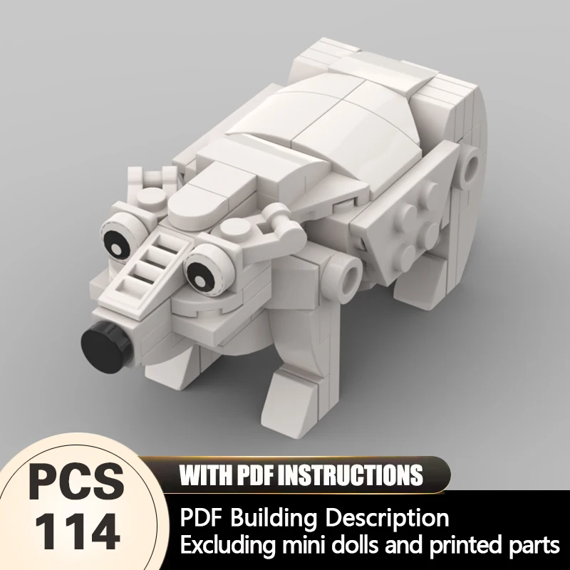 

Creators Animal Series Model MOC Building Bricks Polar Bear Modular Technology Gifts Holiday Assemble Children Toys Suit