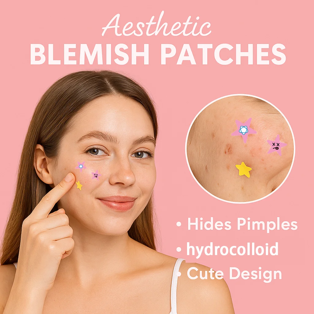 Invisible Waterproof Hydrocolloid Acne Patch for Facial Cleansing Care Essence Tool Accessory Suitable for All Skin Types