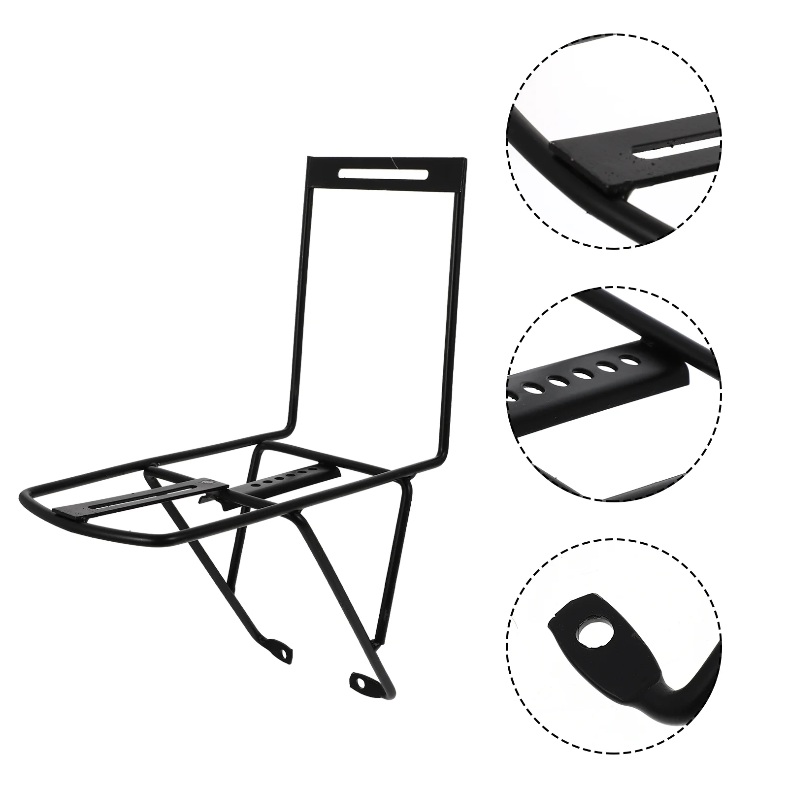 

Bicycle Front Rack Folding Bike Accessories Accessory Bag Bracket Bicycles Steel Shelf Carrier Bikes