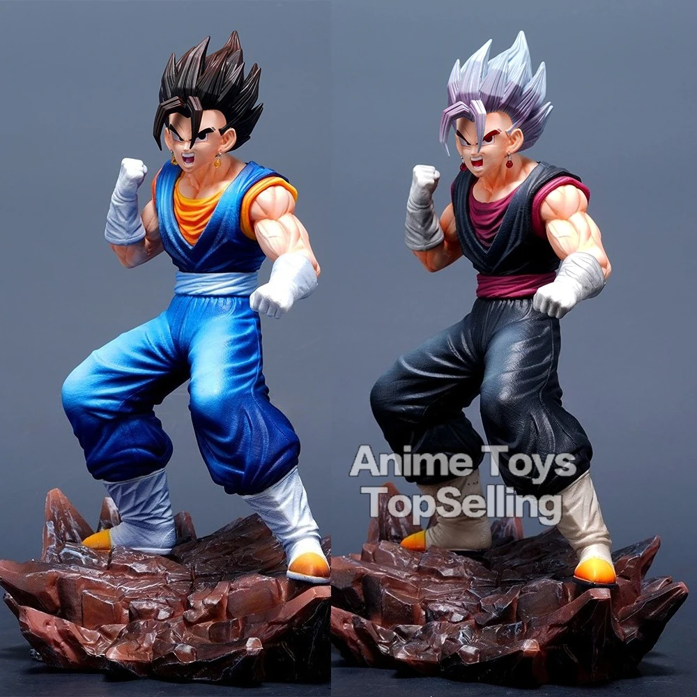 

27cm/10.63in Anime Dragon Ball Z Figure Vegetto Figure Action Figure PVC Goku Vegeta Statue Collectible Model Toys Gifts