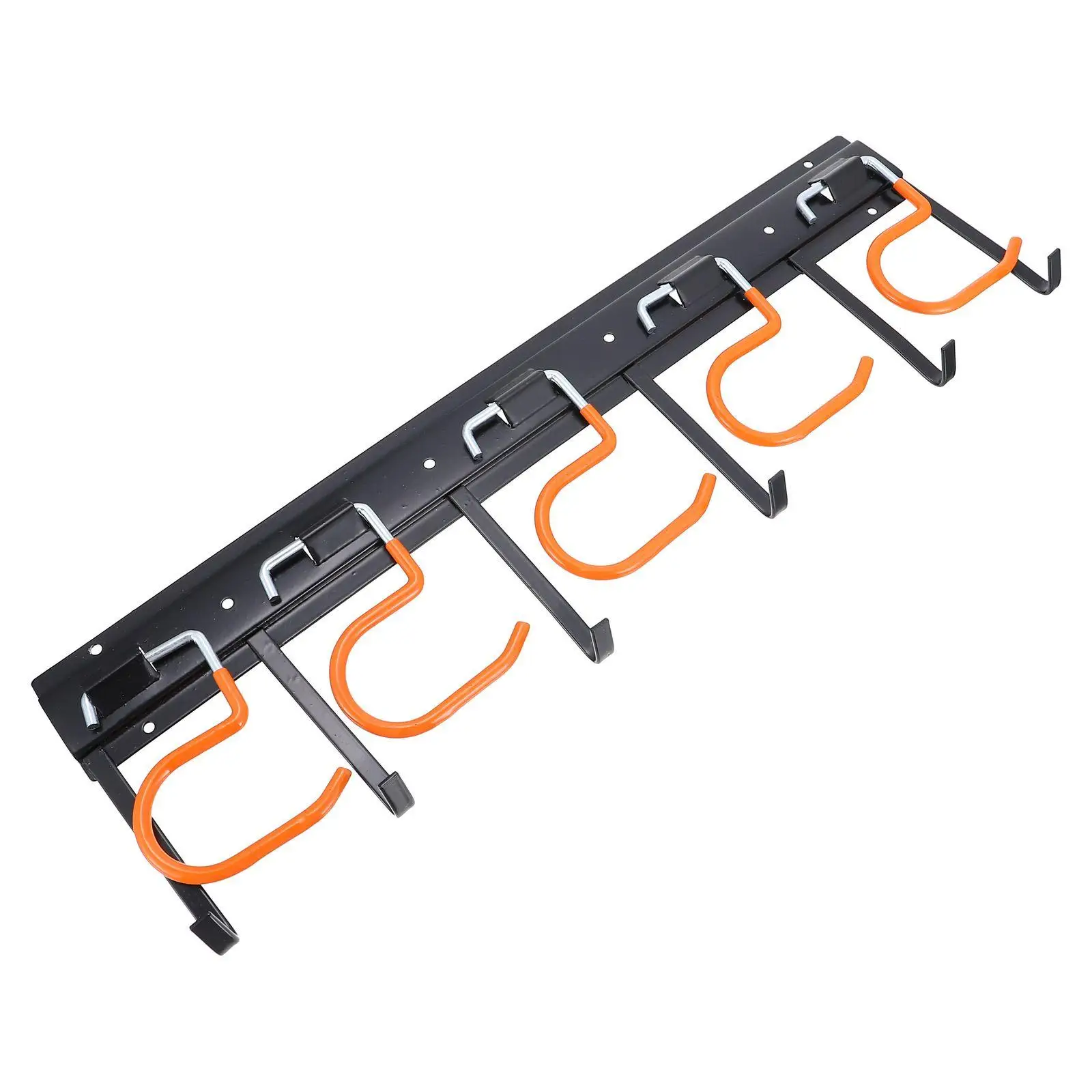 

12 Hooks Tool Hanging Strip for Garage Workshop Mount ganizer Broom Holder Garden Tools Hanger Non Slip PVC Coating Strong