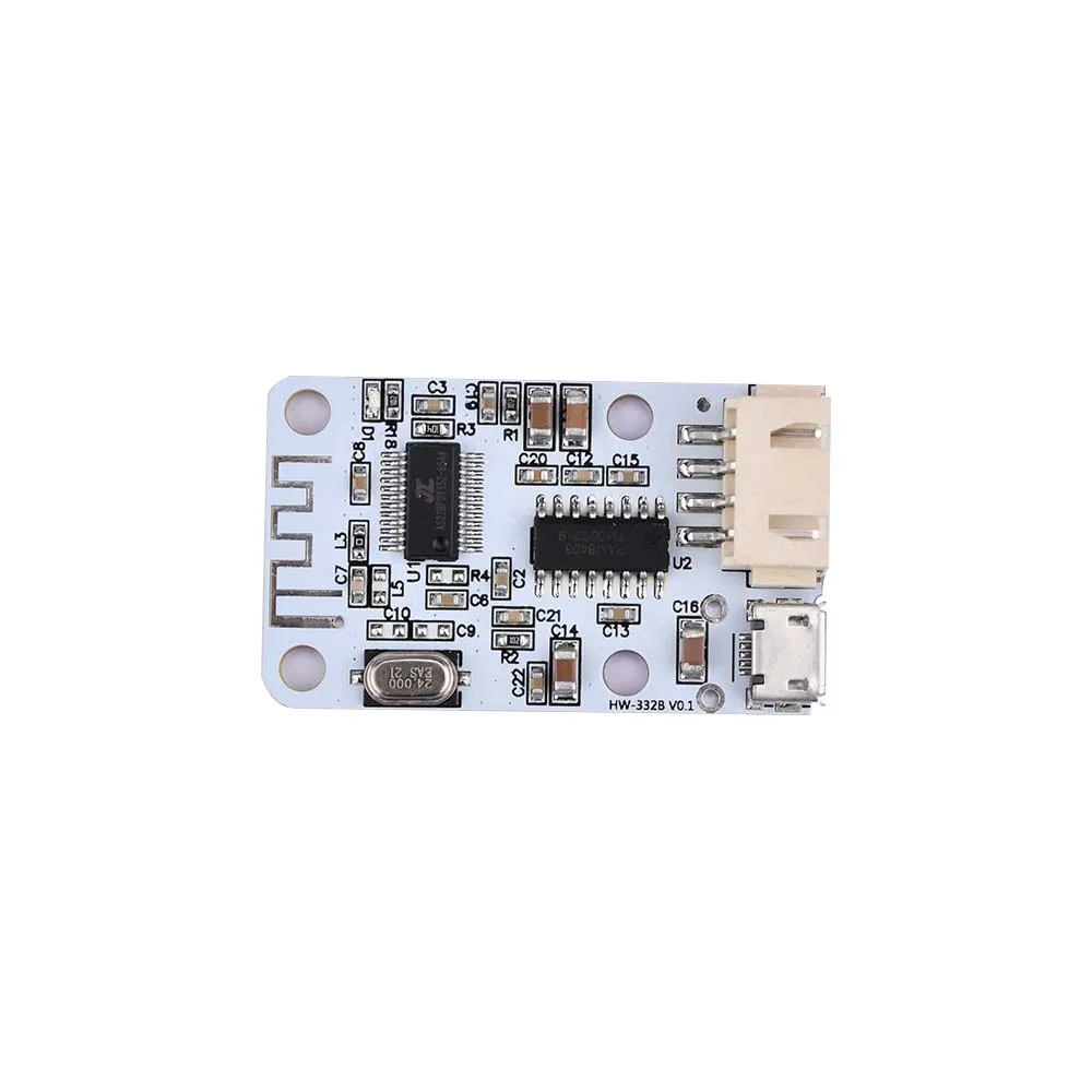 PAM8403 Kabelloses Bluetooth 4.0 3W+3W Stereo-Audio-Empfängermodul Digitaler Verstärker Soundboard Micro USB – Detail 6