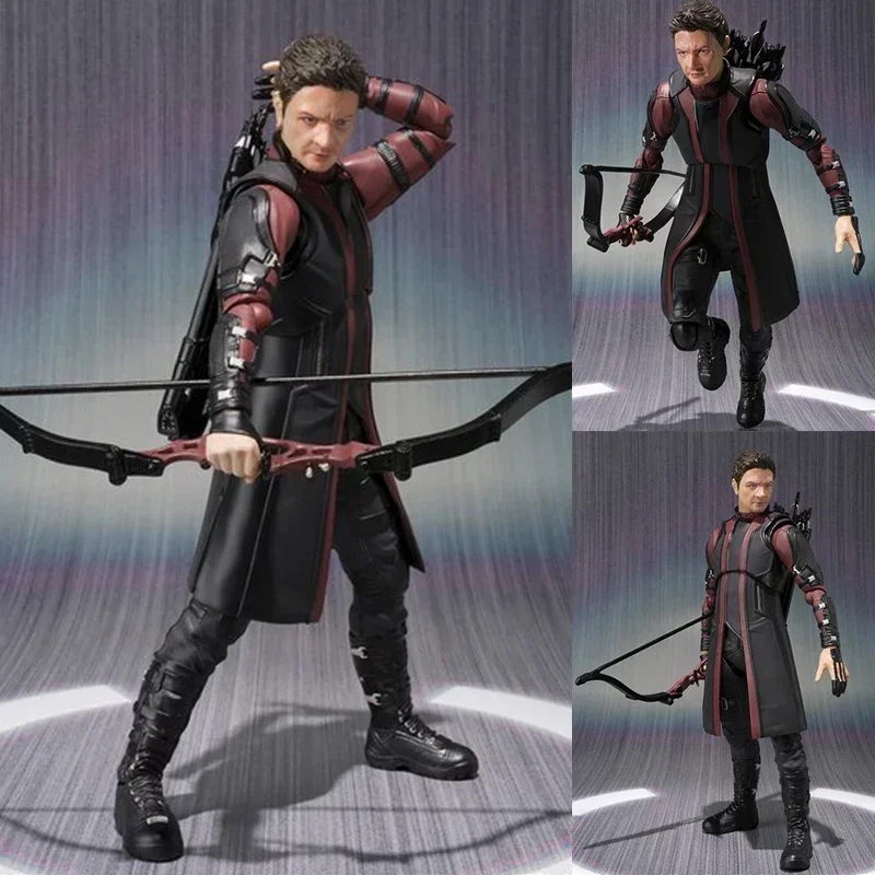 Marvel The Avengers Hawkeye Action Figure Toys Clint Barton Joint Movable Statue Collectible Ornaments Surprise Christmas Gift