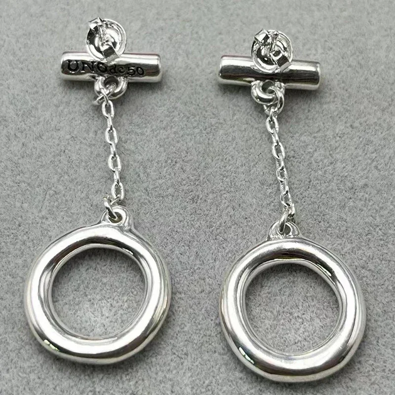 2023 UNOde50 earring Venda Quente Espanha Alta Qualidade Exquisite Mulheres Brincos Romântico Jóias Gift Bag