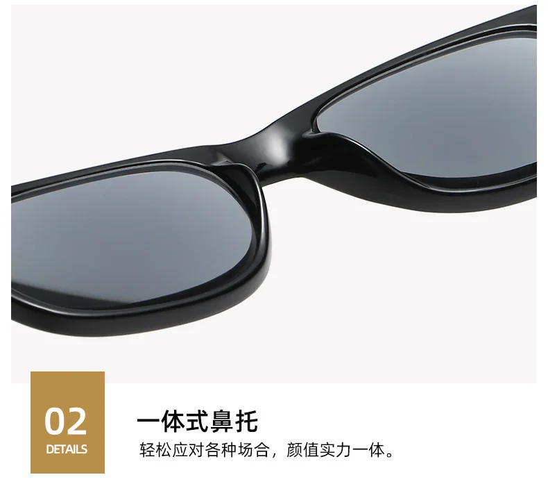 Shatar Neue ultraleichte Lesebrille mit schwarzen Gläsern, Sonnenbrille, Sonnenschutz, Augenschutz für Männer und Frauen, hochwertig – Detail 15