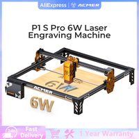 ACMER P1 S Pro 5.5W Laser Engraver 445±5nm CNC Woodwork Cutting Machine DIY Logo Laser Engraving Machines 380X370mm Working Area