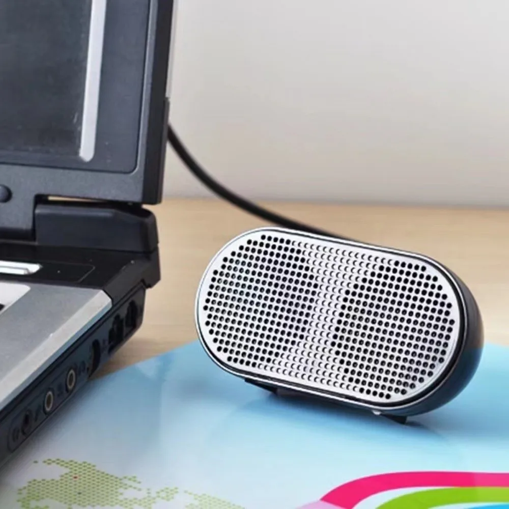 

Stereo Sound Mini USB Speaker Powered Speaker Mini Size Multimedia Speaker 3D Sound Stereo Music Playing Device
