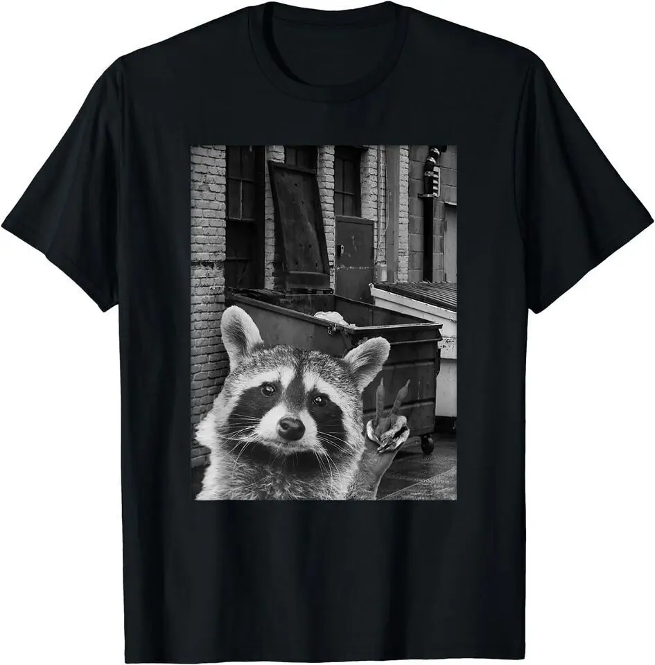 

New Raccoon Selfie Cute Unisex Funny T-Shirt Tee Gift USA Size