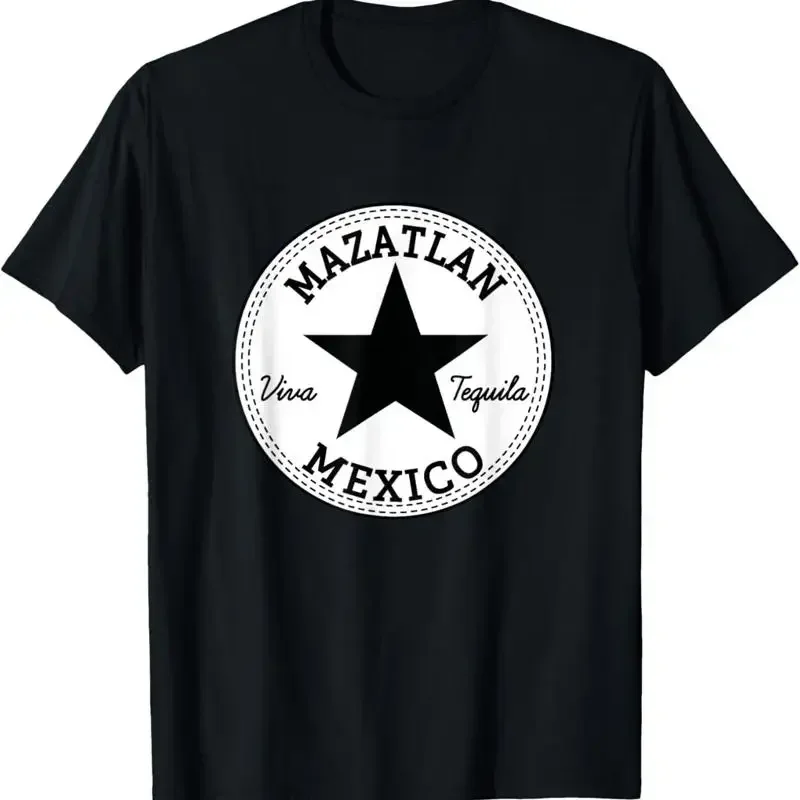 Camiseta Mazatlan México Viva Tequila Black Star