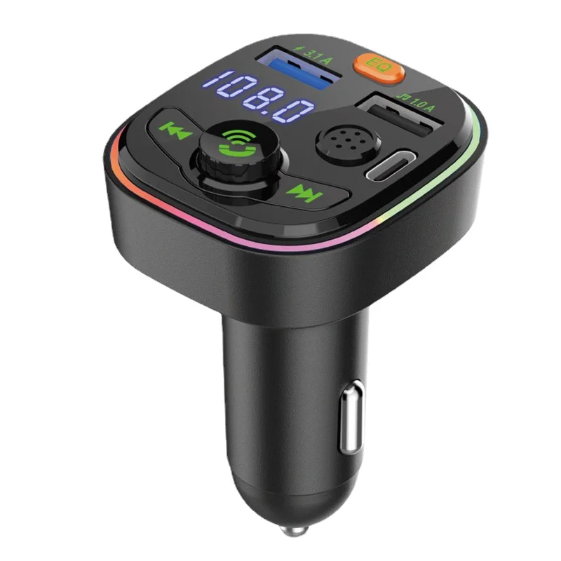 

Wholesale Q6 Car MP3 Player U Disk Bluetooth Hands-free FM Transmitter Multi-function PD Fast Charge Car MP3