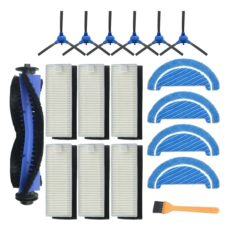 AB43-работская боковая щетка HEPA-фильтр, ткань для швабры для Cecotec Conga Excellence 1090, сменные аксессуары для робота-пылесоса